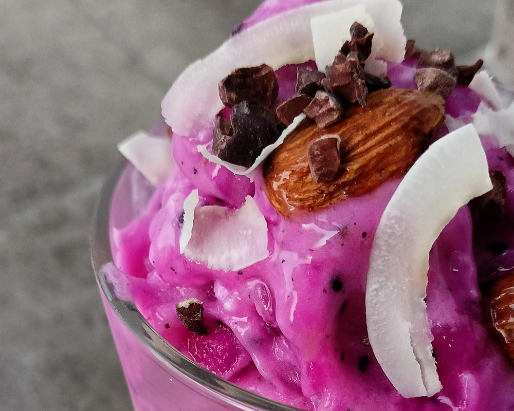 Pitahaya smoothie chia