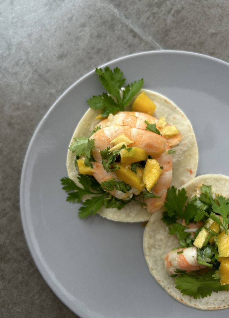 Krevety tacos