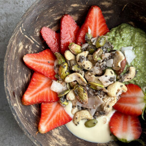 Matcha chia pudding